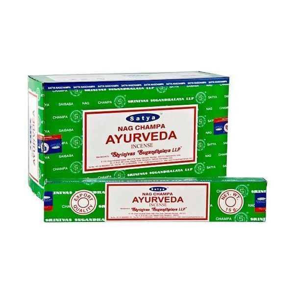 Encens batons satya ayurveda 15 gr -  Batons d\'encens