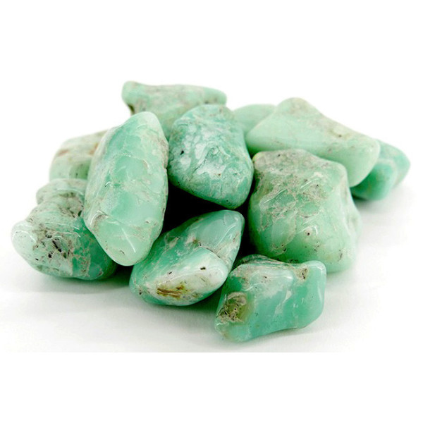 Chrysoprase pierre roulée -  Pierres Lithothérapie