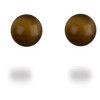 Clous d'oreilles Oeil de tigre 10 mm