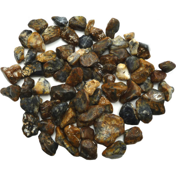 agate dendrite pierre roulée -  Pierres Lithothérapie