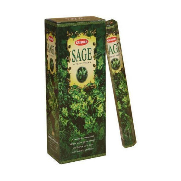 Batons d\'encens krishan sauge (sage) 20 gr -  Batons d\'encens