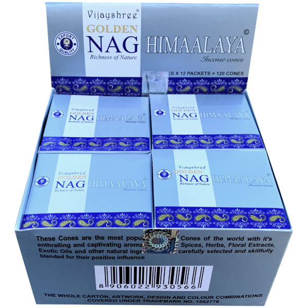 Encens golden nag himalaya en cônes -  Encens en cônes