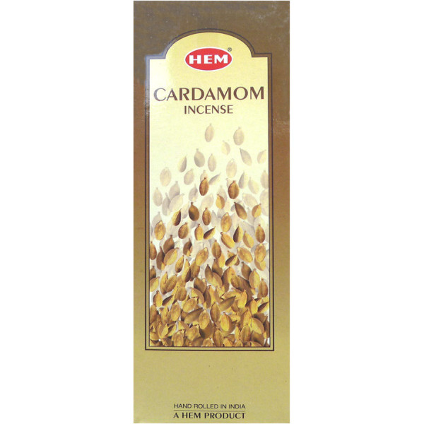 Encens hem cardamome hexa 20 g -  Batons d\'encens