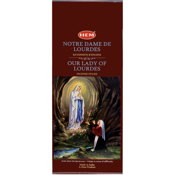 Encens hem Notre dame de Lourdes 20 gr -  Batons d\'encens