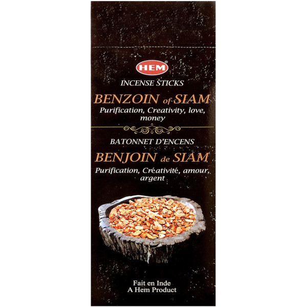 Encens hem benjoin de Siam 20 grammes -  Batons d\'encens
