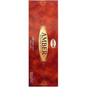 Encens bâtons Hem ambre de 10 grammes