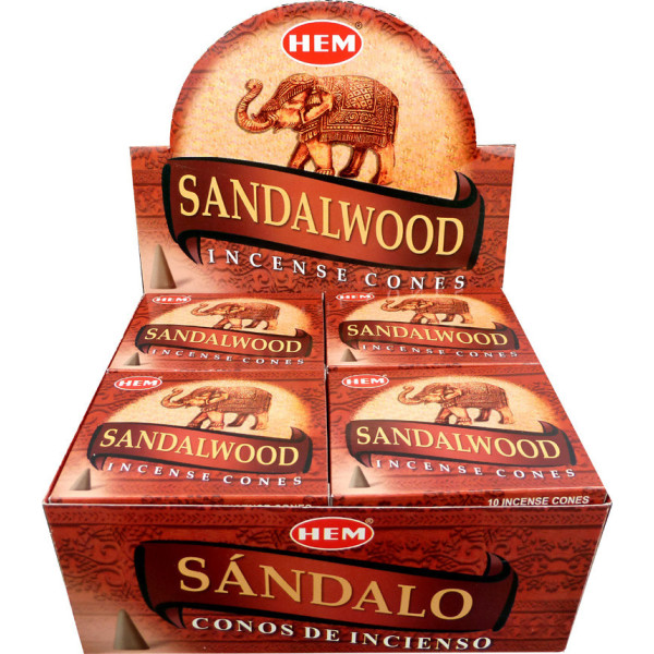 Encens cônes Hem bois de santal, sandalwood