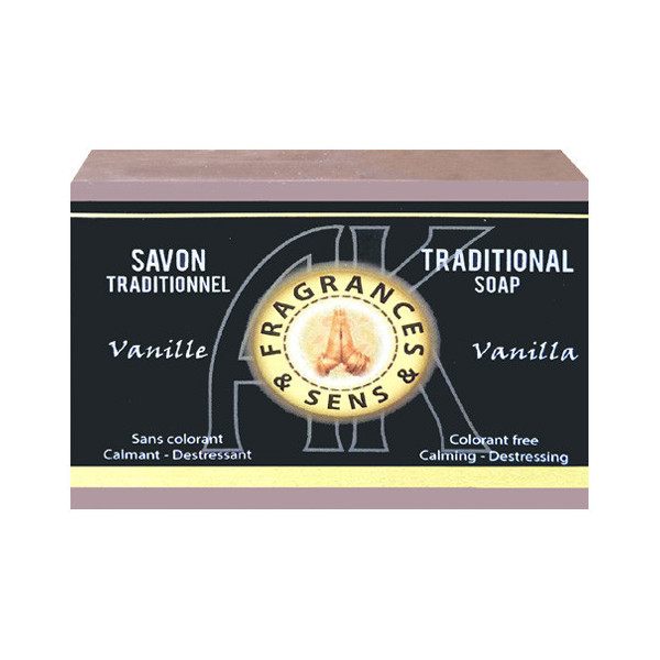 Savon vanille 100 grammes.