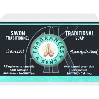 Savon bois de santal en 100 grammes