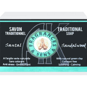 Savon bois de santal en 100 grammes