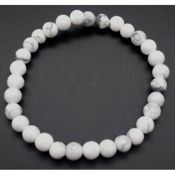 Bracelet Howlite Blanche