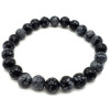 Bracelet Obsidienne Neige