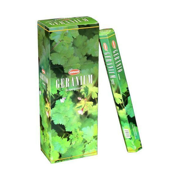 Batons d\'encens krishan geranium 20 gr -  Batons d\'encens
