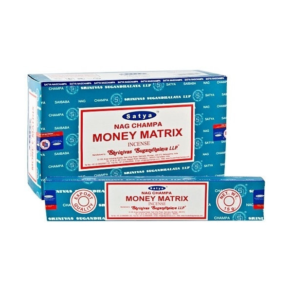 Encens batons satya money matrix 15 g -  Batons d\'encens