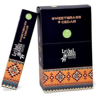 Encens Bâtons Tribal Soul cèdre & sweetgrass