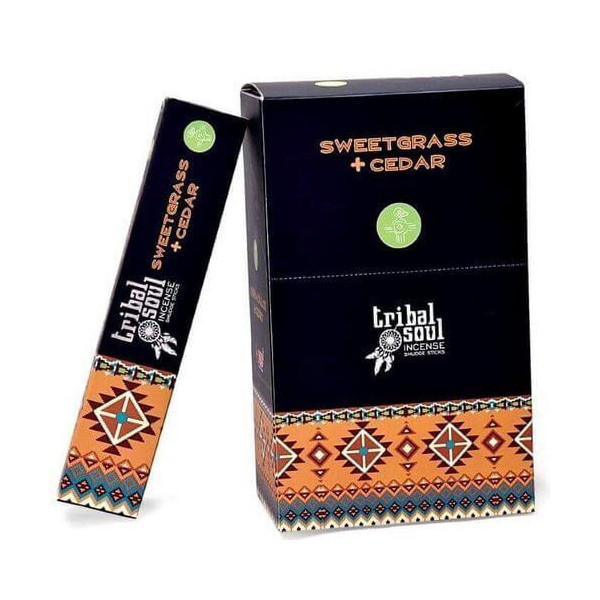 Encens Bâtons Tribal Soul cèdre & sweetgrass