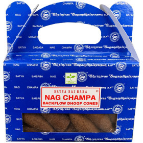 Backflow cônes nag champa encens satya