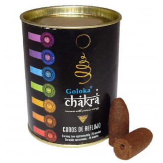 Backflow cônes chakra encens goloka - Encens en cônes