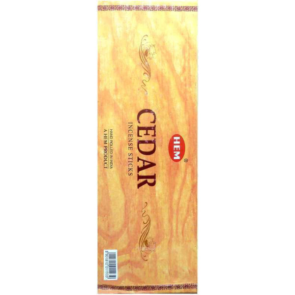 Encens batons Hem cèdre 10 gr -  Batons d\'encens