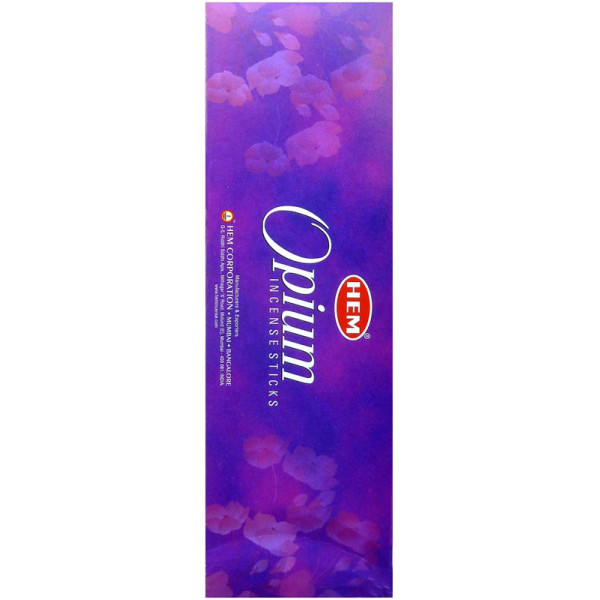 Encens hem opium 20 grammes -  Batons d\'encens