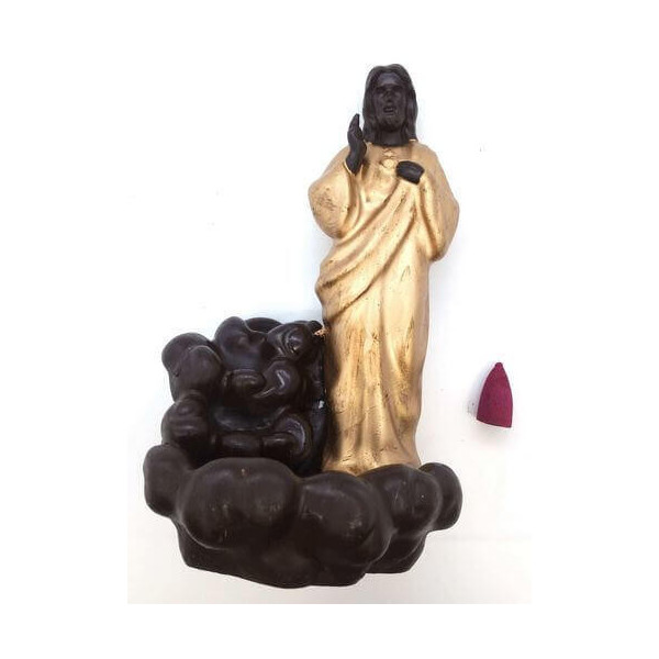 Porte encens bakcflow céramique Jésus