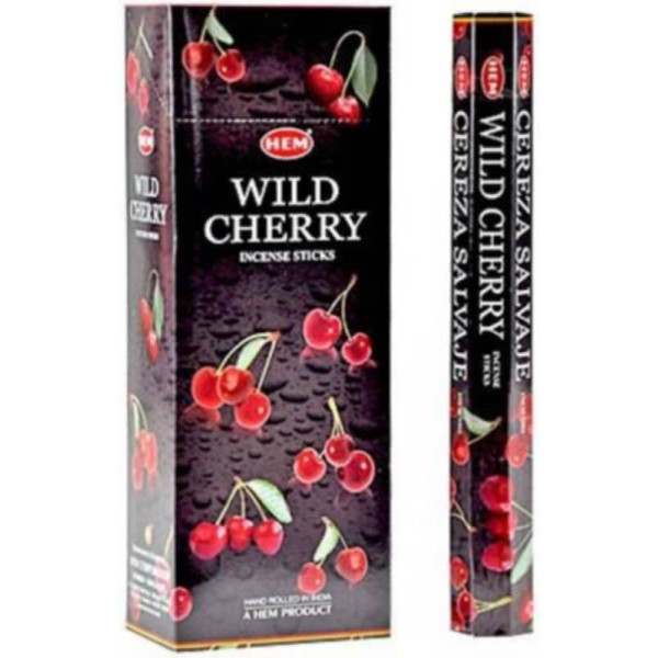Encens bâtons hem cerise sauvage 20 grammes -  Batons d\'encens