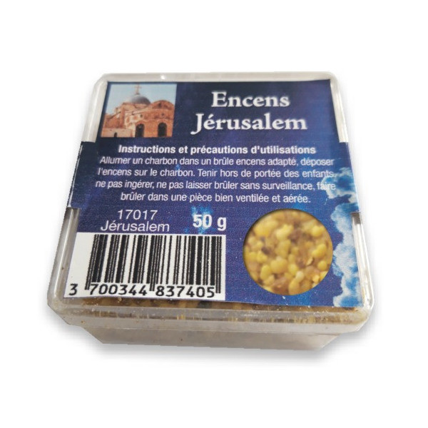 Encens Jérusalem en résine