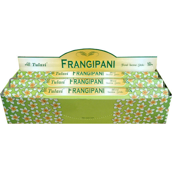 Boite d'encens Tulasi frangipanier 20 gr