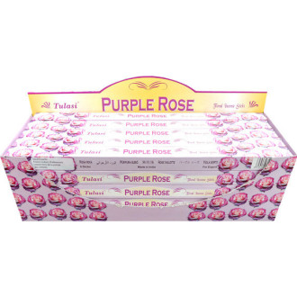 Encens bâtons tulasi purple rose 10 gr