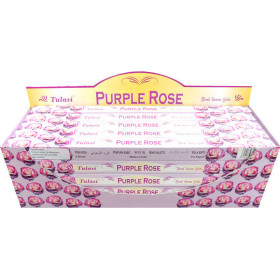 Encens bâtons tulasi purple rose  -  Batons d\'encens