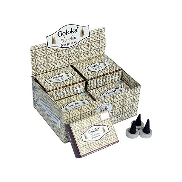 Cônes goloka chandan -  Encens en cônes