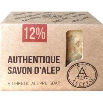 Savon d'Alep à 12 % d'huile laurier en 200 gr