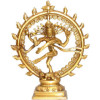Statuette Shiva en laiton 16 cm.