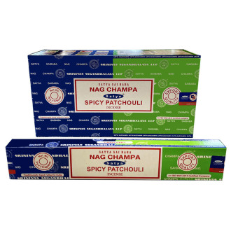 Encens batons satya nag champa & patchouli 16 g - Batons d\'encens