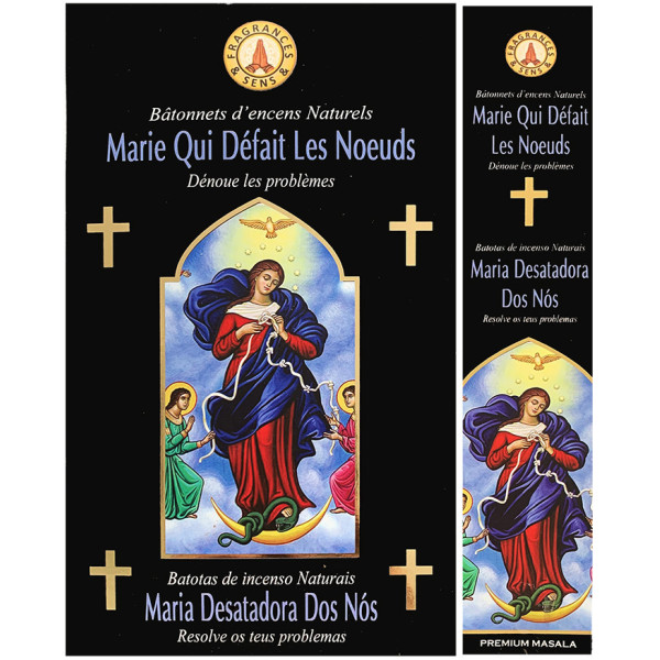 Encens bâtons fragrance & sens Marie qui défait les noeuds 15 gr -  Batons d\'encens