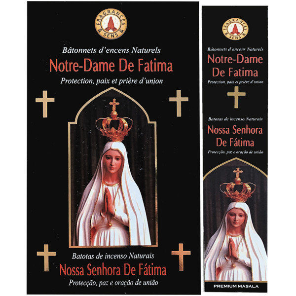 Encens bâtons fragrance & sens Notre Dame de Fatima 15 gr