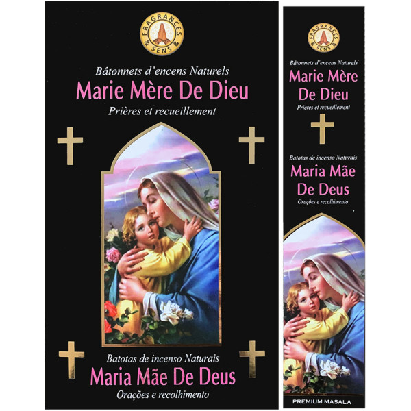 Encens bâtons fragrance & sens Marie mère de Dieu 15 gr -  Batons d\'encens