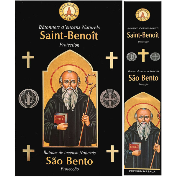 Encens bâtons fragrance & sens Saint Benoit 15 gr