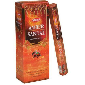 Encens krishan ambre santal de 20 gr