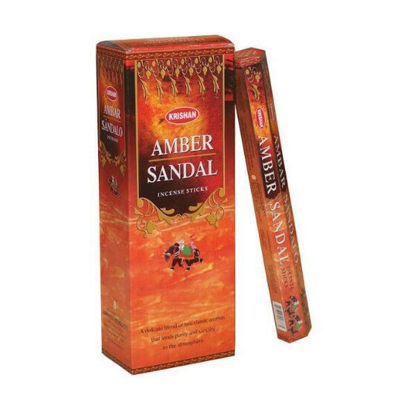 Encens krishan ambre santal de 20 gr -  Batons d\'encens