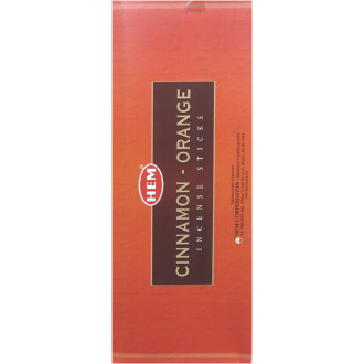 Encens hem orange cannelle 20 gr - Batons d\'encens