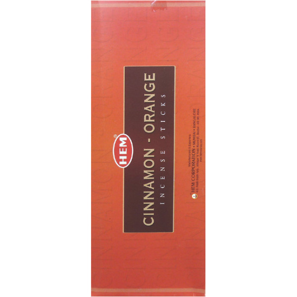 Encens hem orange cannelle 20 gr -  Batons d\'encens
