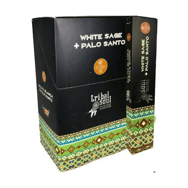 Encens sauge blanche et palo santo Bâtons Tribal Soul -  Batons d\'encens