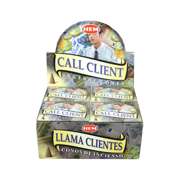 Encens cônes Hem attire clients, call client