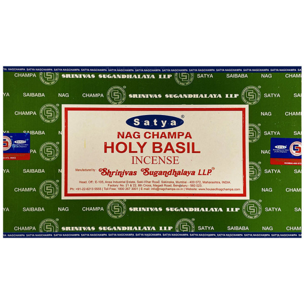 Encens bâtons Satya basilic sacré 15 g -  Batons d\'encens