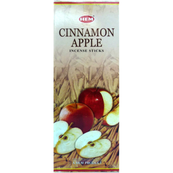 Encens hem pomme cannelle hexa 20 g -  Batons d\'encens