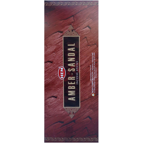 Encens hem ambre santal hexa 20 g -  Batons d\'encens
