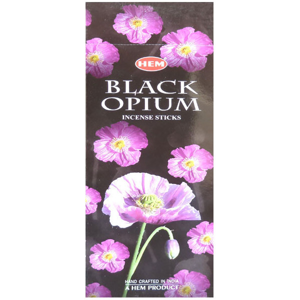 Encens hem black opium 20 grammes -  Batons d\'encens