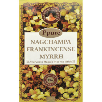 Encens bâtons Ppure nagchampa frankincense & myrrhe