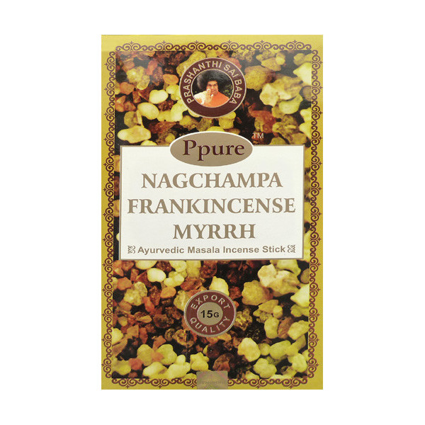 Encens bâtons Ppure nagchampa frankincense & myrrhe